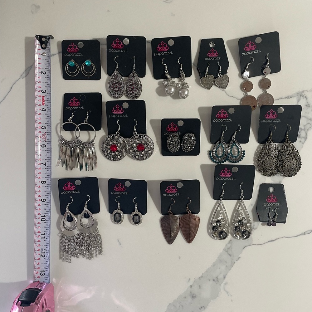 PAPARAZZI Boho Earrings 15 Pairs - Picture 6 of 11